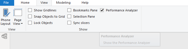 performance analyzer