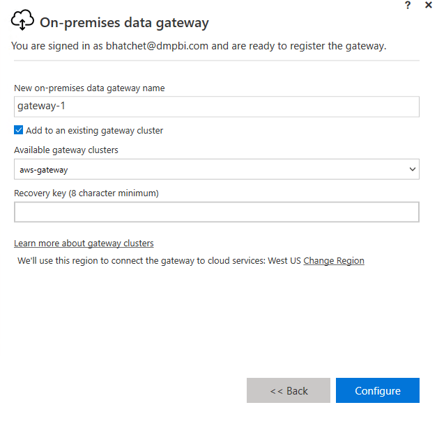 Right Sizing your Power BI Gateway on AWS using the on-premises data gateway