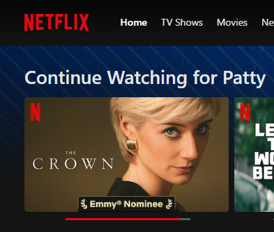 Netflix recommendation system