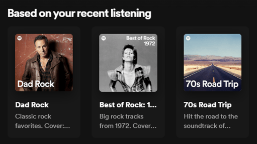 Spotify recommendation system